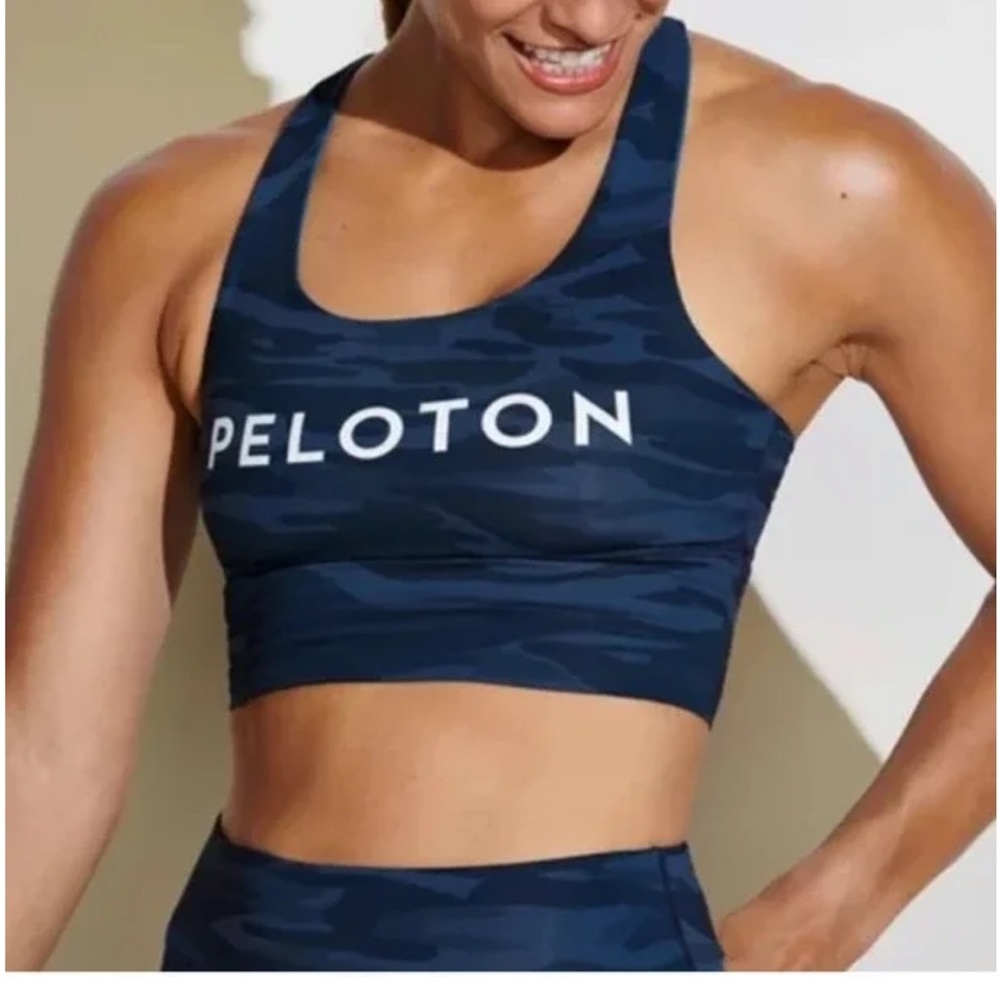 Peloton Navy Sports Bra